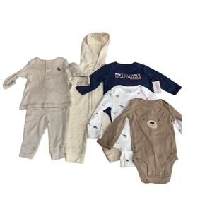 Carter's Baby Boy 0-3 Month Mixed Clothing Lot Bundle